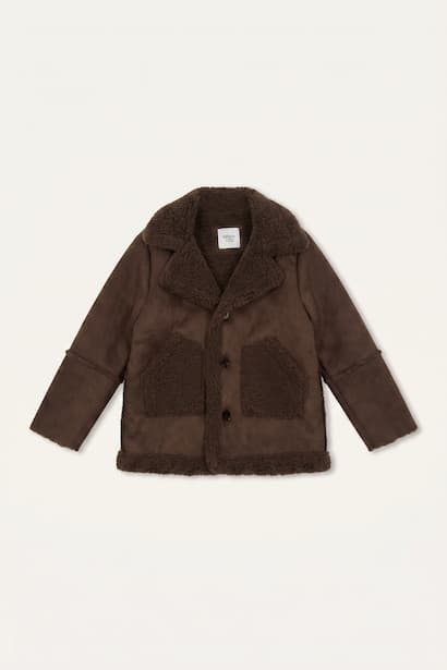 Baby Girl V-Neck Puffer Jacket Coat