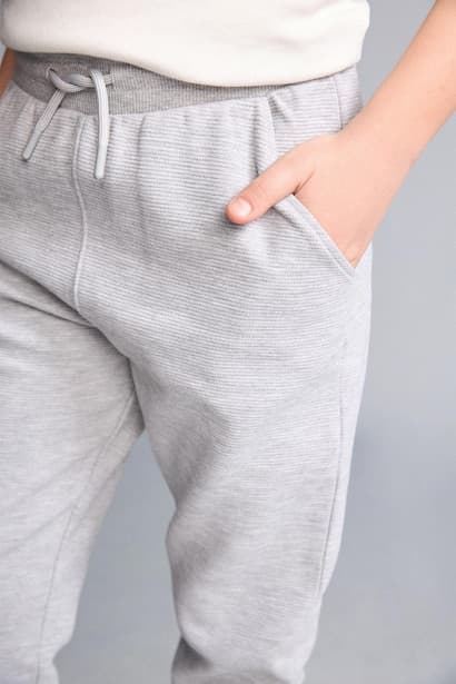Boy Elastic Waist Pocket Sweatpants Trousers (٤)