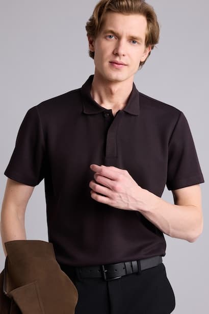 Regular Fit Short Sleeve Polo T-Shirt