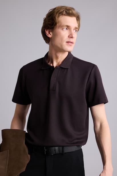 Regular Fit Short Sleeve Polo T-Shirt (3)