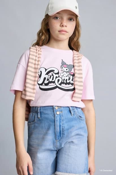 Girl Relax Fit Short Sleeve T-Shirt