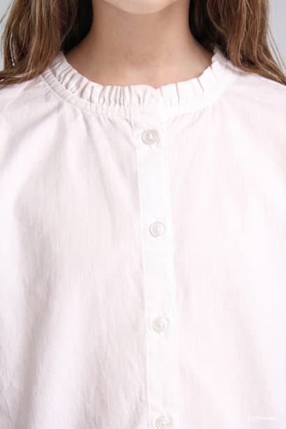 Girl Regular Fit Poplin Long Sleeve Shirt (٤)