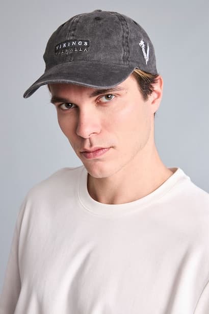 Man Cotton Embroidered Vikings Cap