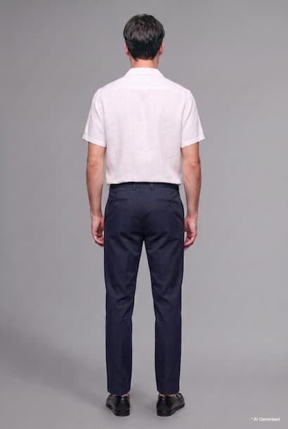 Relaxed Fit Classic Pleated Trousers (٤)
