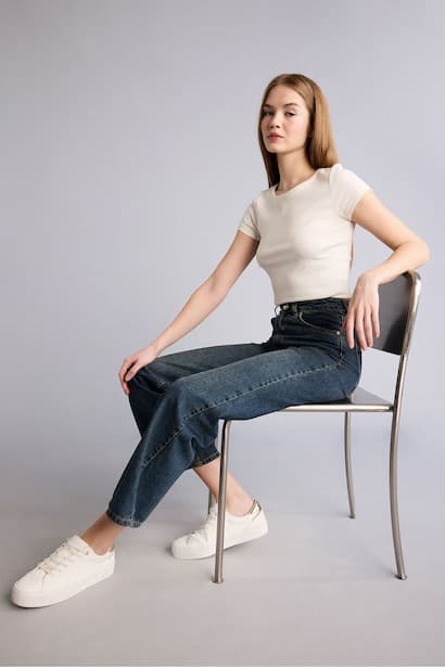 90's High Waist Wide Leg Jeans