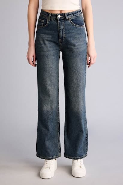 90's High Waist Wide Leg Jeans (3)