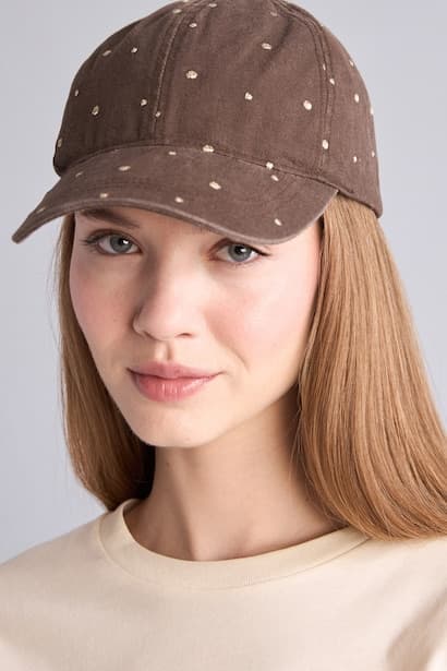 Woman Cotton Embroidered Cap