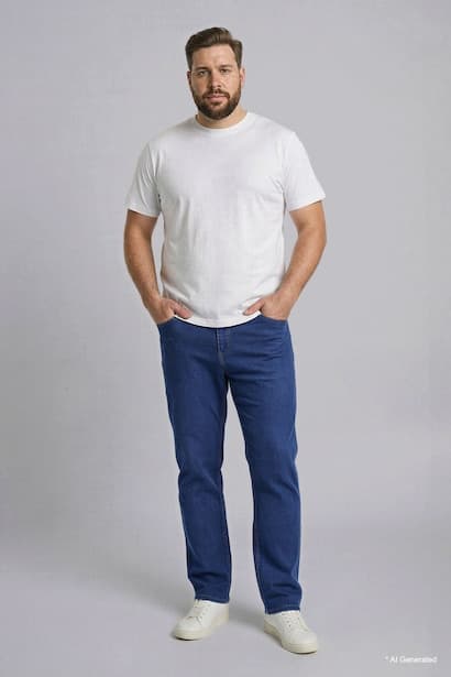 Plus Size Sergio Regular Fit Trousers