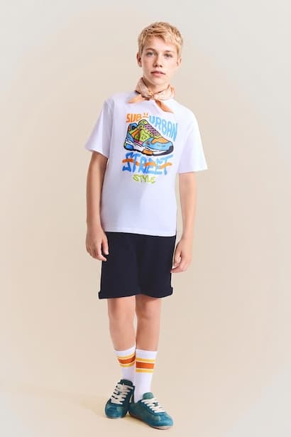 Boy Cotton Regular Fit Shorts