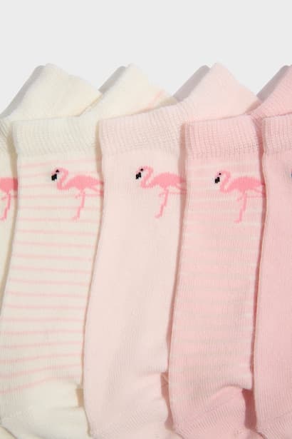 Woman Animal 5 Piece Short Socks Bobby Socks (٤)