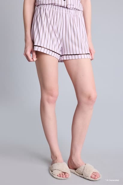 Regular Fit Softshell 2 Piece Pyjama Set Homewear Set (٤)