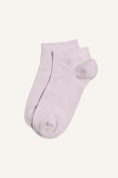 Woman 2-Pack Seamless Modal Short Socks Bobby Socks (٣)
