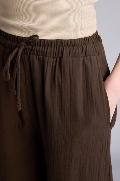 Normal Waist Balloon Fit Trousers (4)