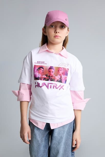Oversize Fit Short Sleeve T-Shirt (٣)