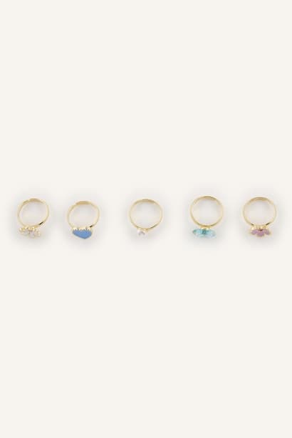 Girl 5 Piece Rings