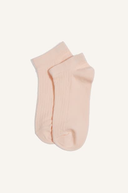 Girl 5 Piece Cotton Short Socks (3)
