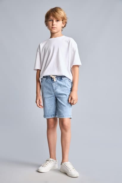 Boy Regular Fit Denim Shorts
