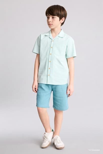 Boy Regular Fit Short Sleeve Shirt