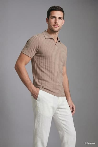 Regular Fit Short Sleeve Polo T-Shirt