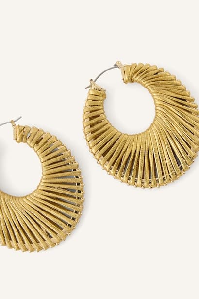 Woman Teardrop Style Yellow Earrings Jewellery (٤)