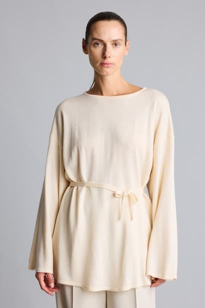 Relax Fit Knitwear Tunic Modest