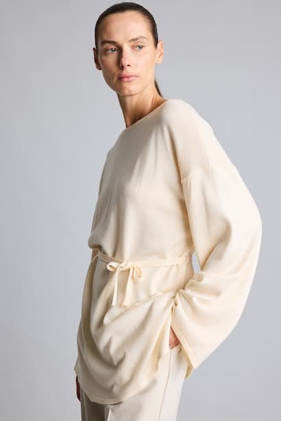 Relax Fit Knitwear Tunic Modest (٣)