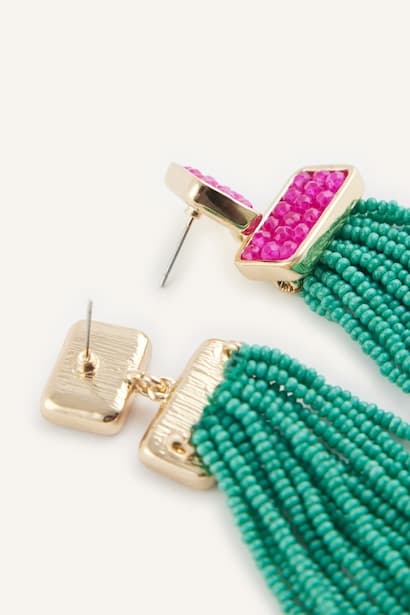 Woman Beaded Earrings Jewellery (٣)