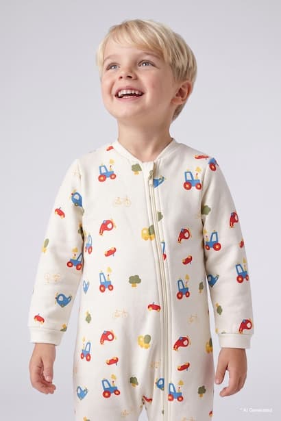 Baby Boy 100% Cotton 1.6 TOG Sleeping Jumpsuit Overalls (٣)