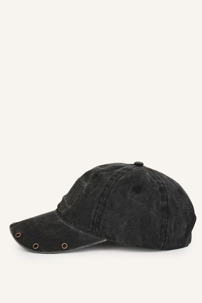 Woman Black Denim Cap (4)