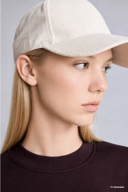 Woman Corduroy Cap Hat