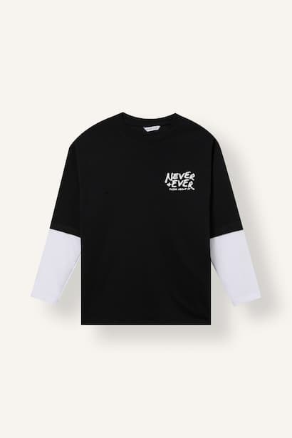 Boy Regular Fit 100% Cotton Long Sleeve T-Shirt (4)