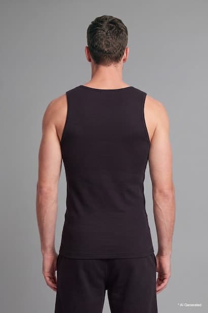 Regular Fit Crew Neck Sleeveless Tank Top (3)