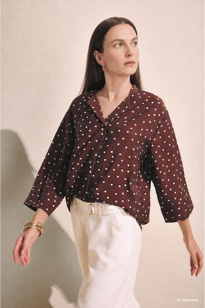 Relax Fit Crew Neck Printed Long Sleeve Shirt (3)