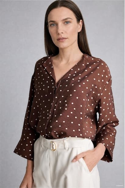 Relax Fit Crew Neck Printed Long Sleeve Shirt (4)
