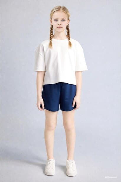Girl Short Sleeve T-Shirt (٢)