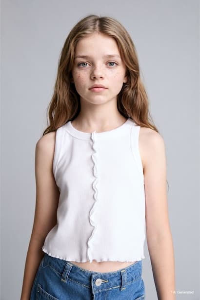 Girl Ribana Tank Top Tank Top & Crop Top (3)