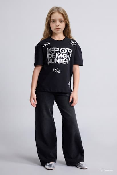 Girl Relax Fit Short Sleeve T-Shirt