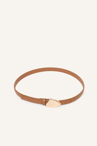 Woman Faux Leather Belt