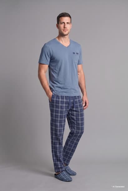 New Regular Fit Short Sleeve 2 Piece Set