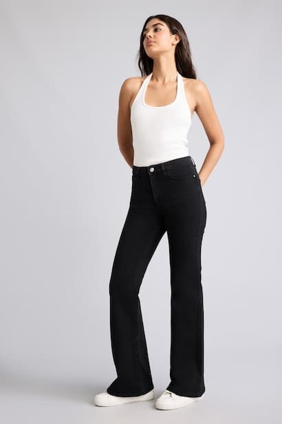 Flare Fit Regular Waist Jeans