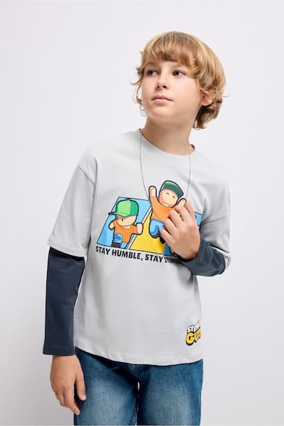 Oversize Fit Long Sleeve T-Shirt (3)