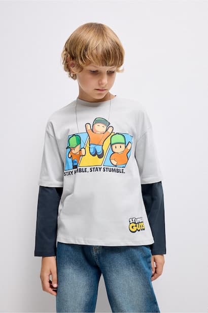Oversize Fit Long Sleeve T-Shirt (4)