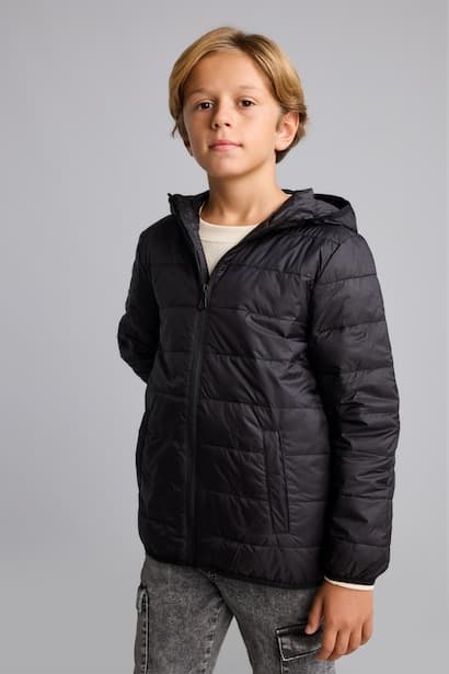 Boy Waterproof Hooded Quilted Puffer Jacket (3)