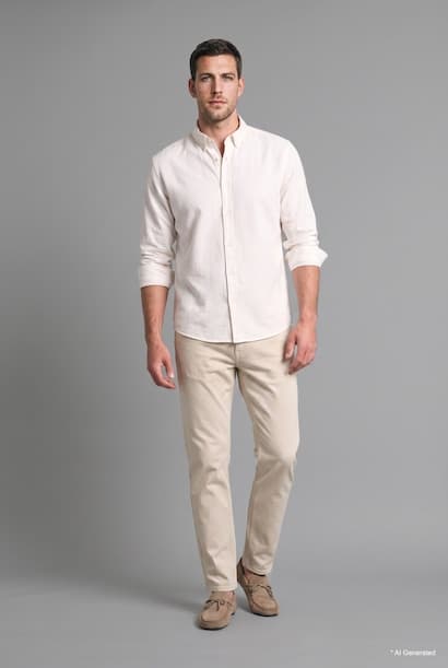 Regular Waist Tapered Fit Pocket Pants
