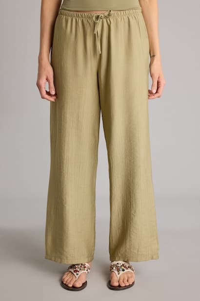 High Waist Wide Leg Trousers (٣)