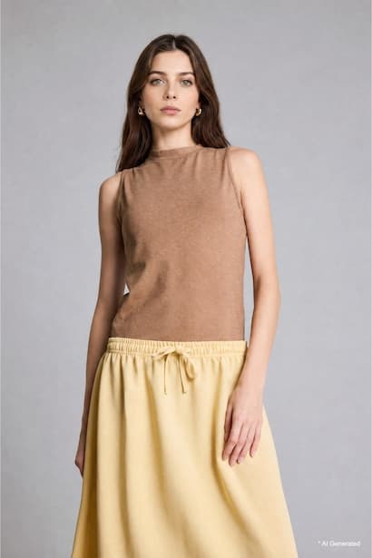 Slim Fit Short Sleeve Tunic