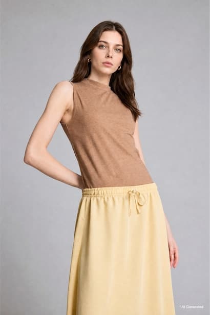Slim Fit Short Sleeve Tunic Modest (٣)