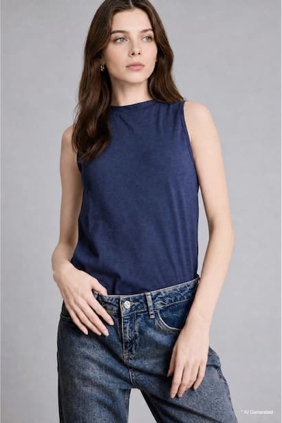 Slim Fit Short Sleeve Tunic Modest