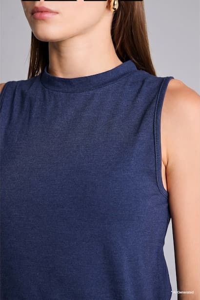 Slim Fit Short Sleeve Tunic Modest (٤)