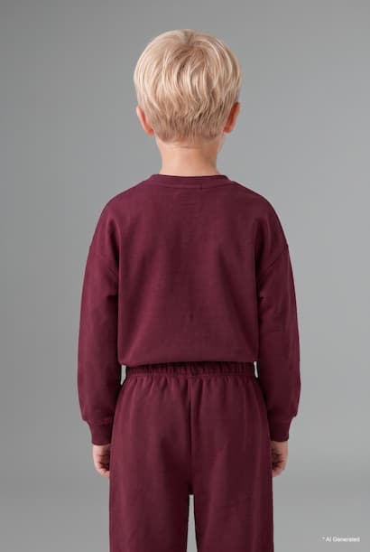 Baby Boy 100% Cotton Sweatshirt Sweatpants 2 Piece Set (٤)